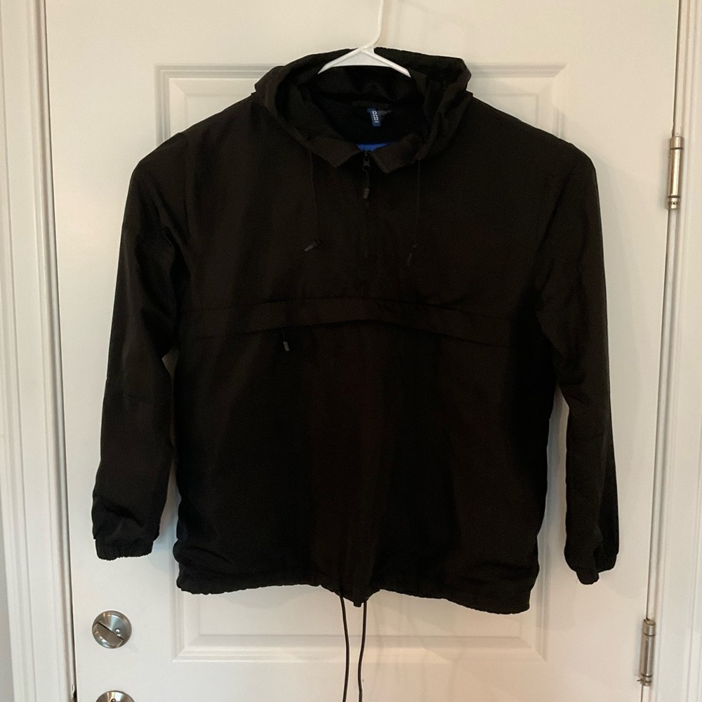 Men's Black Hooded Jacket
